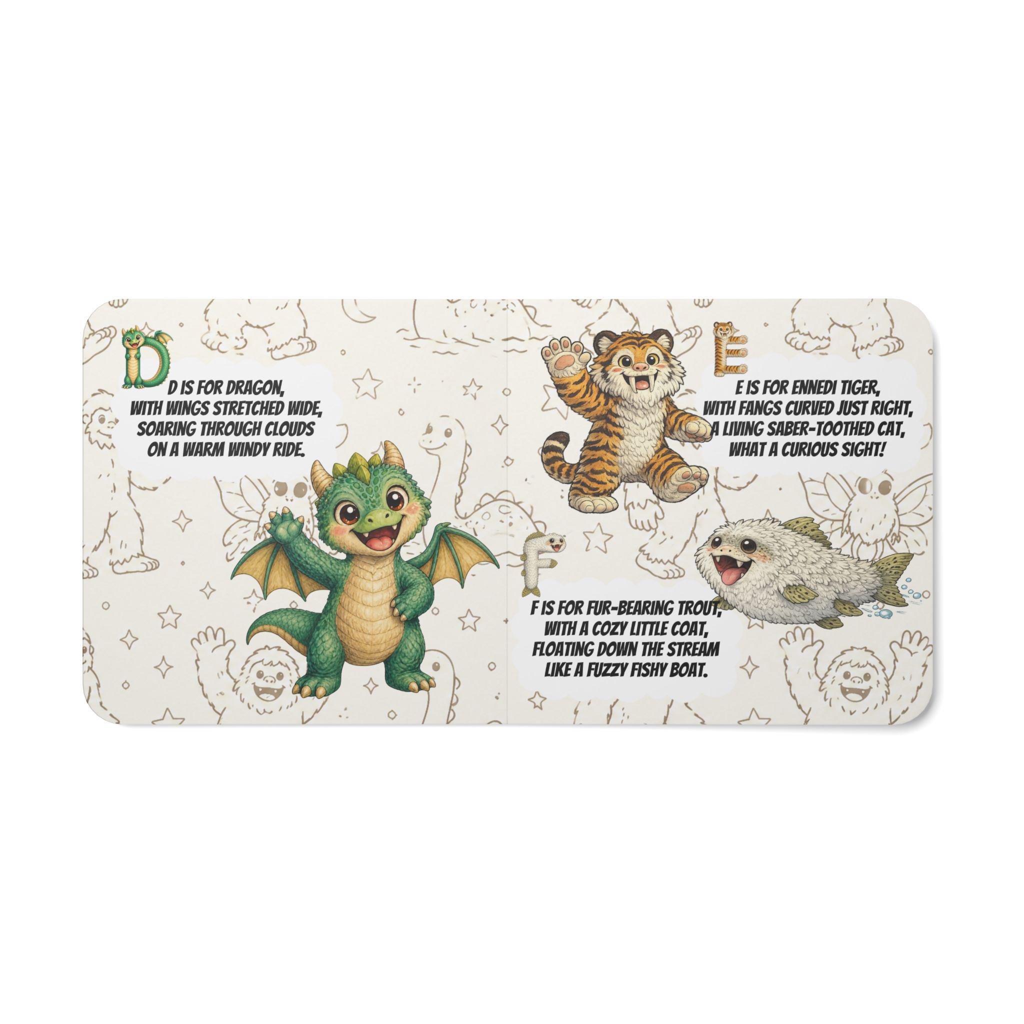 Whimsy Cryptids Cryptids A to Z - A Whimsical Cryptid Alphabet Board Book - Etsy