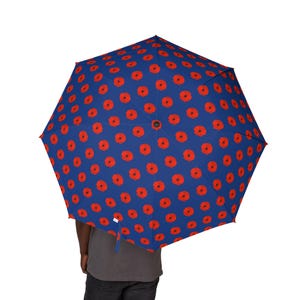 Bunter Polka Dot Regenschirm | Schicke faltbare Regenkleidung für jedes Wetter | Stilvoller Sonnenschirm | Perfektes Geschenk für jeden Anlass