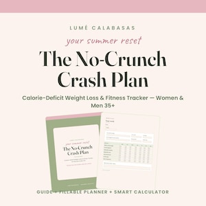Weight Loss Planner, Fitness Journal for Women 40+ & Men 35+ | Calorie Deficit Tracker + Smart Calculator | Meal, Macro, Habit Tracker PDF image 1