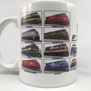 Norfolk Southern Train Coffee Mug | 11 Ounce | Railroad Heritage Diesel Engines | Made in the USA