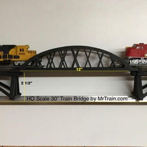 HO Scale 30 Inch Model Train Bridge & Trestle for HO gauge trains
