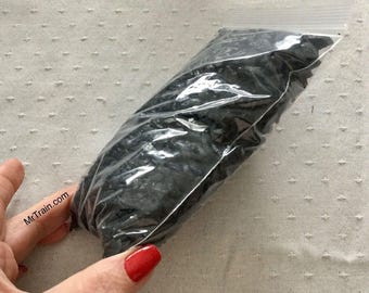 Model Train Miniature COAL - Scenery For O Scale and G Scale Railroads 11 ounces