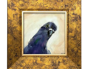 絵画 Smoking pigeon Smoking Pigeon Art Cigarette, Funny Bird Wall Art, Cool Animal