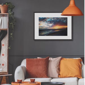 Key West Sunset Framed Photo – Stunning Wall Art at Fort Zachary Taylor Historic State Park, Ideal for Home Decor & Florida Keys Gift