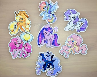 my little pony vinyl stickers ~3 inch
