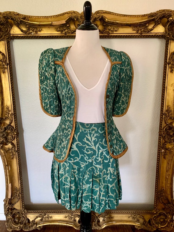 Vintage Blazer & Skirt Set