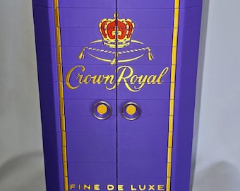 Crown Royal Display Case: 3D Printed Bar Decor (NON-Lighted version)