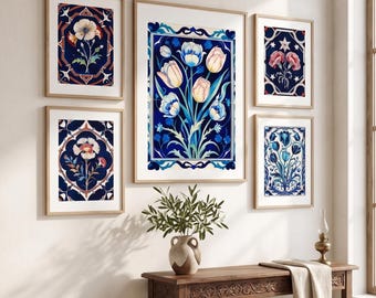 36 Ottoman Inspired Wall Art Bundle, Turkish Printable Posters, Anatolian Decor, Islamic Style Digital Download