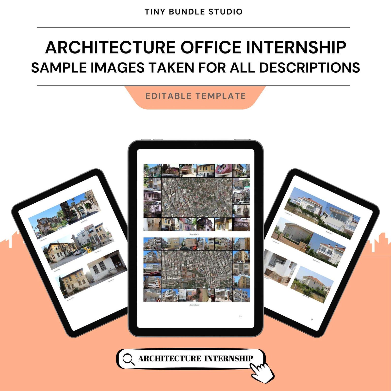 Architecture Internship Report Template: Editable Academic Project (PDF ...