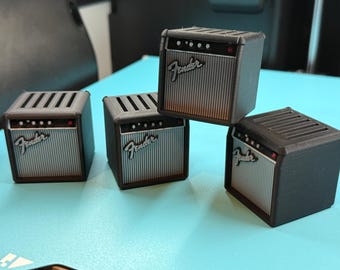 3D Printed Mini Amp Guitar Pick Holder | Music Room Decor
