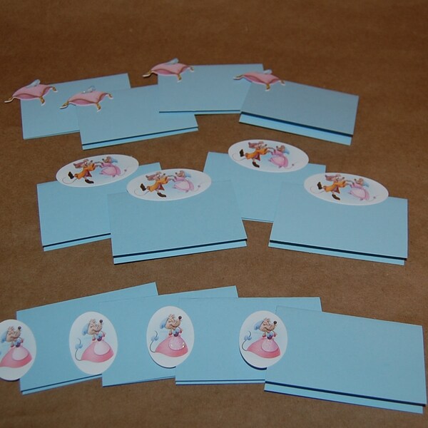 Cinderella Inspired Place Cards (set of 12)