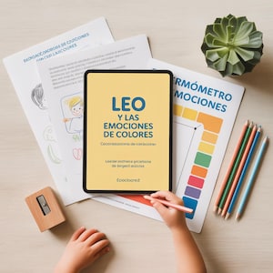 ADHD Workbook | Children&#39;s Emotions Book PDF | Leo and the Colored Emotions | Emotional Management