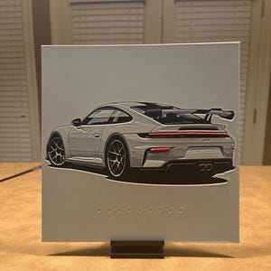Porsche 911 GT3 RS 3D Printed Image