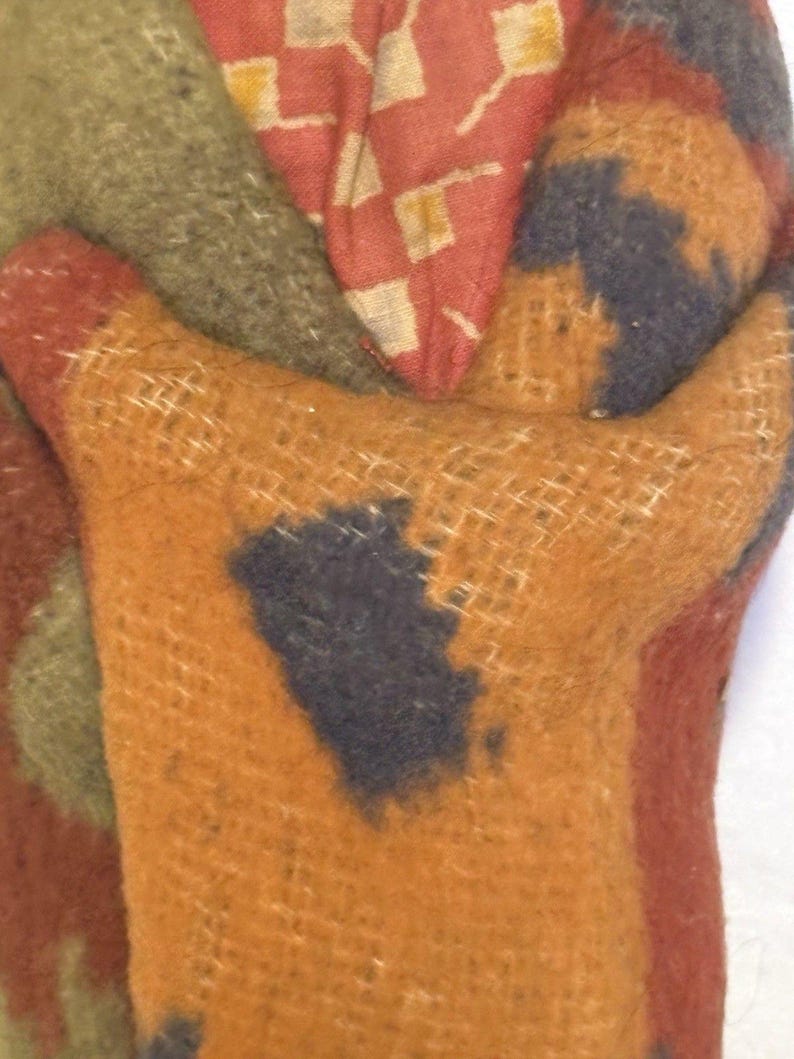 Antique Vintage Skookum Bully Good Indian Doll 10.5 Signed Janice Green image 4