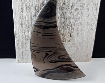 Ribbon Obsidian Cabochon