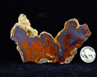 Cathedral Plume/Moss Agate Slab