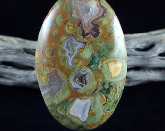 Rain Forest Jasper Cabochon