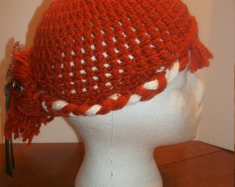 Crochet Frozen-Anna's Coronation Day Hair Hat (A40)