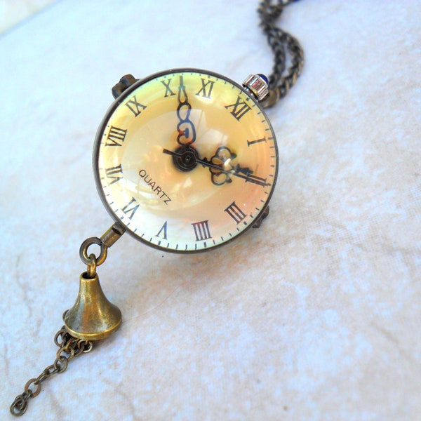 Once Apon a Time Steampunk Necklace Brass Working
