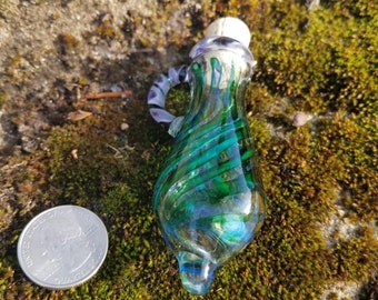 Glass potion bottle necklace