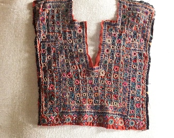 Banjara Tribal Textile // Choli // Antique // Mirror Work // Shipping Included