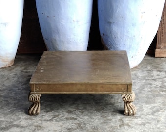 Brass Bajot Solid Brass with Lion's Feet India Furniture