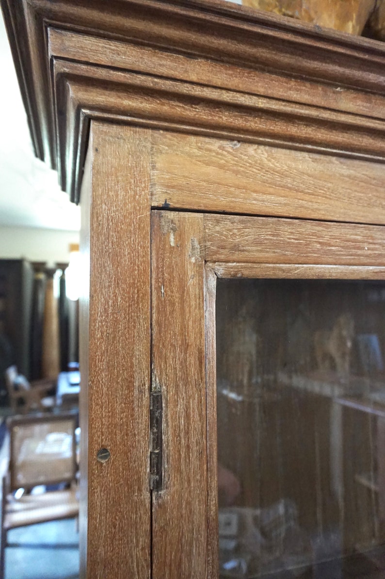 Display Cabinet Six Panel Glass Display Cupboard