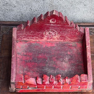 Home Temple Red Singansan Mandir Antique image 2