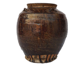 Antique Pottery Jar Asian Martaban