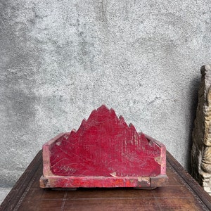 Home Temple Red Singansan Mandir Antique image 6