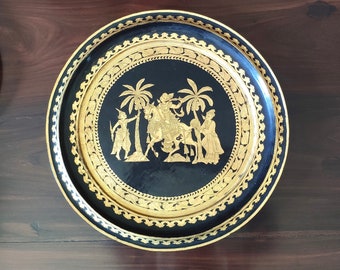 Antique Lacquerware Goldleaf Shwei-Zawa Tray Museum Quality