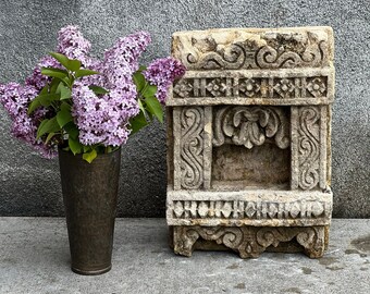 Stone Lantern Stone Niche