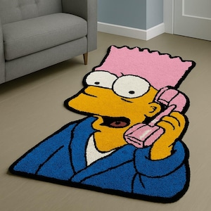 Handmade Hand  Tufted Custom Rug, 3d Hand Tufted Rug  Fluffy Rug Bart, 3D Fluffy Rug Bart  Fluffy Custom Rug luxury carpet