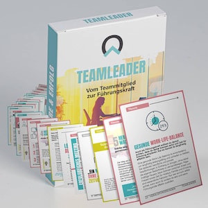Team Leader – Set di carte per la leadership moderna | 27 carte con spunti, riflessioni e compiti per manager e team leader