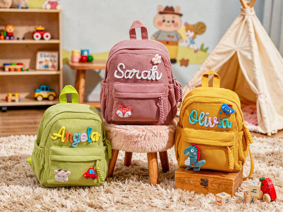 Personalized Toddler Backpack,children's School Bag,preschool Backpack ...