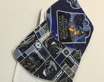 Juego de paños para eructar para bebé de Star Wars: con reverso de felpa, hecho a mano