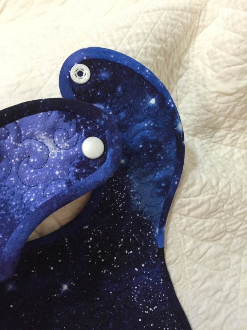 Baby Bib with Snap - Galaxy main image 1