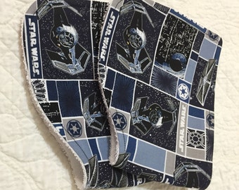 Juego de paños para eructar para bebé de Star Wars: con reverso de tela de rizo, hecho a mano