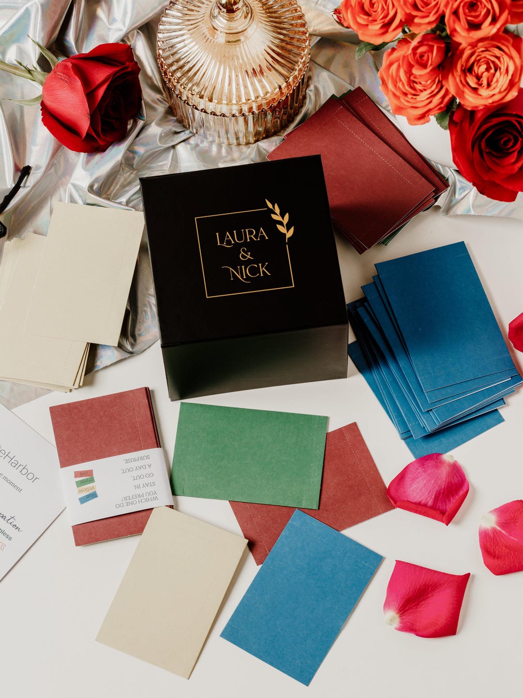 Custom Valentine’s Day Date Box, 52 Date Ideas Cards for Couples, Paper ...