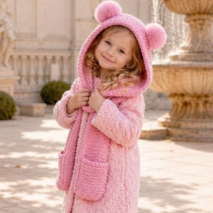 Hooded Scarf Knitting Pattern with Pocket | Hoodie Scarf PDF | Garter Stitch | Kids Teens Adults