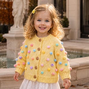 Knit pattern baby cardigan Knitting Pattern