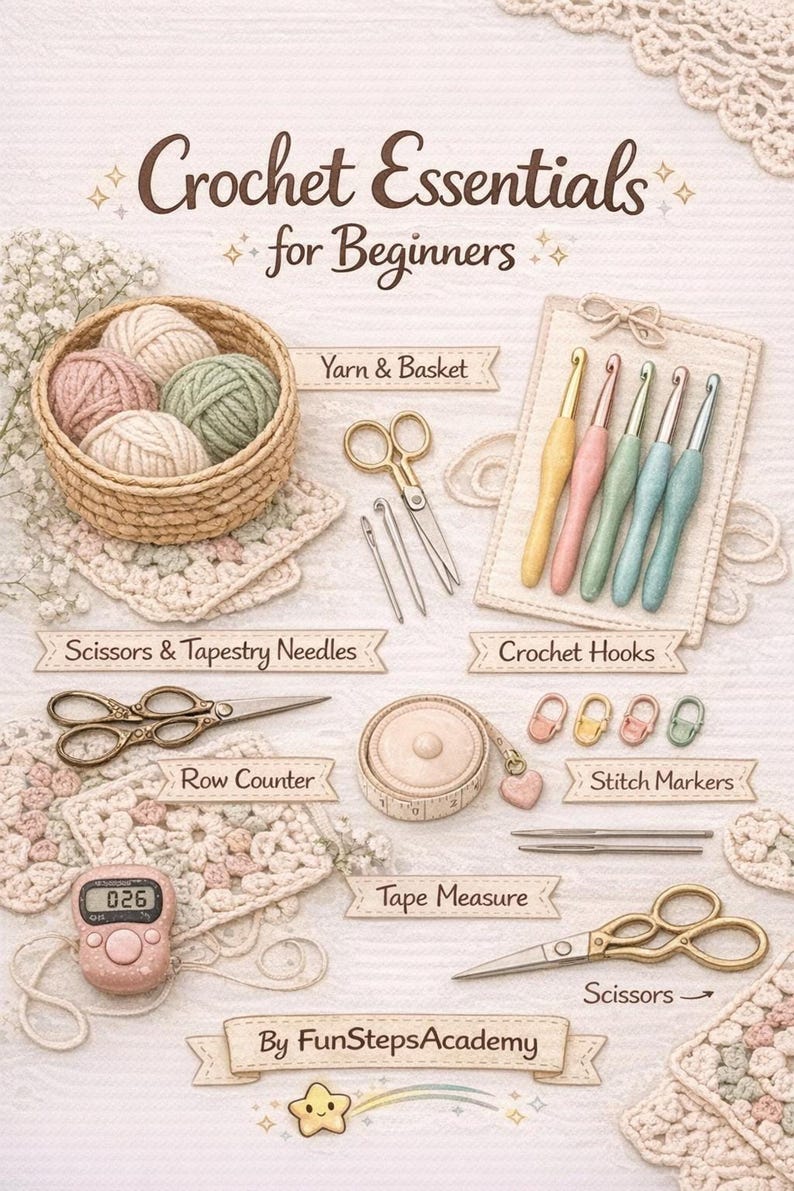 Soft pastel baby knitting pattern displayed on wooden table with yarn balls, circular needles, and partially knitted garment. Cozy handmade children’s knitwear design tutorial photo styled for Etsy listing, highlighting texture, stitches, and DIY crafting process.