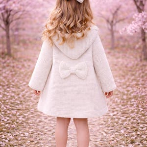 Hooded Baby Coat Knitting Pattern, Aran Worsted Raglan Cardigan, Toddler Jacket PDF