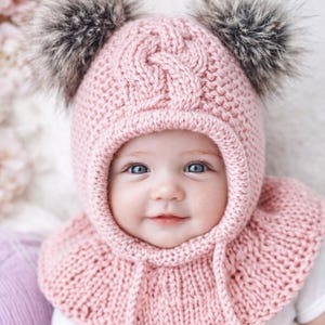 Knitting Pattern Balaclava Hat for Toddlers | PDF | Sizes 9-36 Months