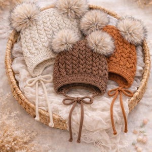 Hand Knitted Winter Set – Hat, Scarf & Mittens, Wool Blend Warm Set, Handmade Cozy