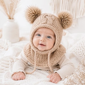 Knitting Pattern Balaclava Hat for Toddlers | PDF | Sizes 9-36 Months
