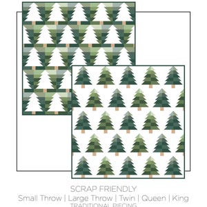 Evergreen quilt pattern PDF Download