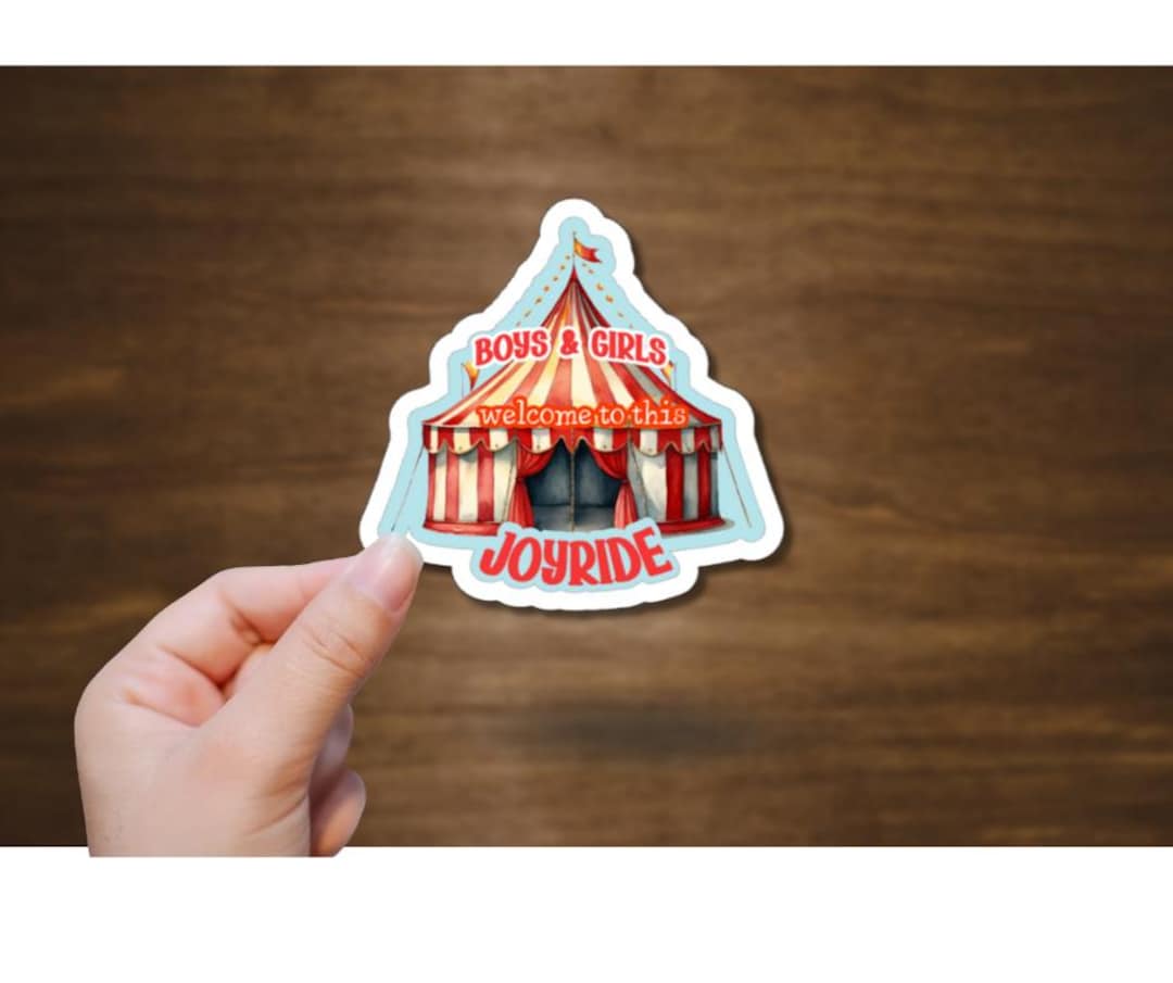 Joyride Sticker – Dave Vinyl Sticker Circus Joyride | Waterproof ...