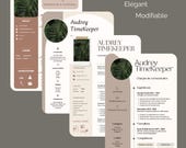 Modèles CV numériques | Curriculum Vitae | CV à modifier et imprimer | CV à compléter pour gagner du temps | pack 4 cv modifiables sur canva