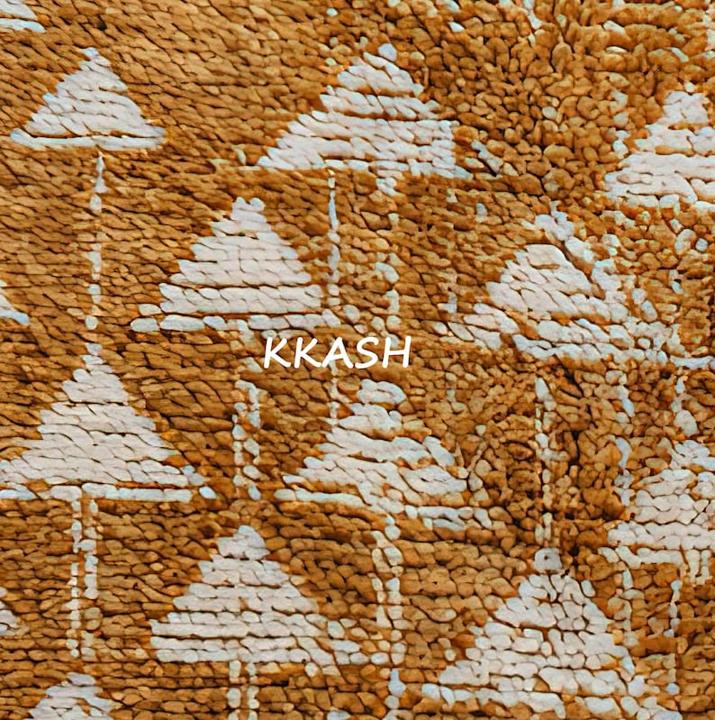 Handmade Round Rug, Geometric Tree Pattern, Boho Home Decor - Etsy